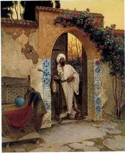 unknow artist Arab or Arabic people and life. Orientalism oil paintings 10 oil painting image